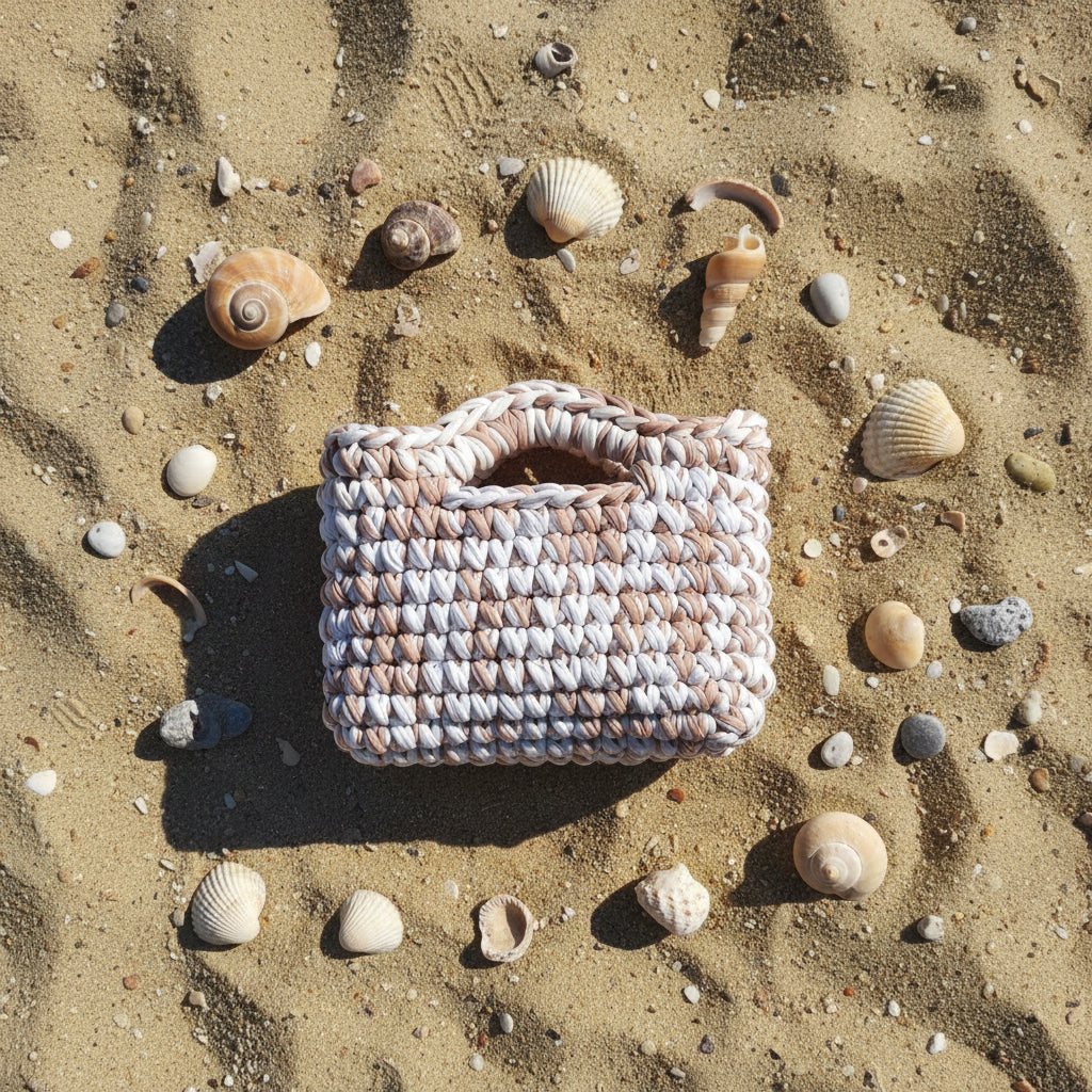 Square Bag — Borsa Quadrata Artigianale all'Uncinetto
